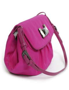 JIMMY CHOO mini bag in magenta Silk Satin