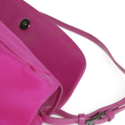 JIMMY CHOO mini bag in magenta Silk Satin