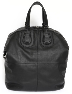 Black leather 'Nightingale' GIVENCHY bag