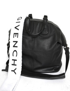 Black leather 'Nightingale' GIVENCHY bag