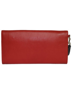 GIVENCHY red leather pouch