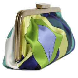 Pochette PUCCI motifs géométriques multicolores