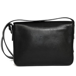 Pochette DELVAUX cuir grainé noir