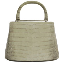 Sac ASPREY en croco vert