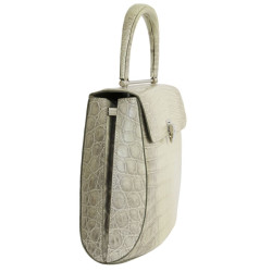 Sac ASPREY en croco vert