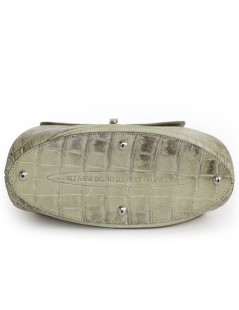 ASPREY bag in water green crocodile