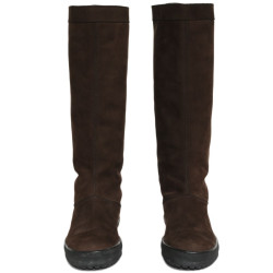 Bottes TOD'S Taille 36 daim marron