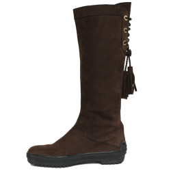 Bottes TOD'S Taille 36 daim marron