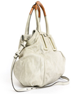 Sac CHLOE cuir gris verni