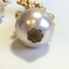 Clips CHRISTIAN LACROIX vintage pendants gold and Pearly Pearl