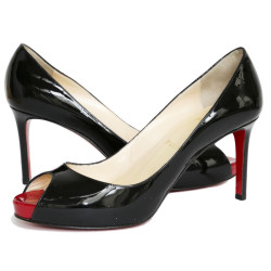 Escarpins LOUBOUTIN T38 cuir verni