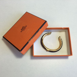 Rush HERMES leather bracelet and...