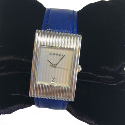 Montre BOUCHERON en acier et cuir