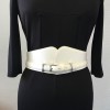 Alexander McQUEEN White leather belt