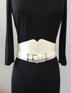 Ceinture Alexander McQUEEN en cuir blanc