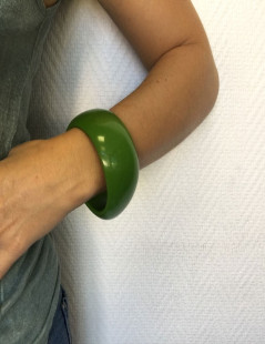 MARNI green resin bracelet