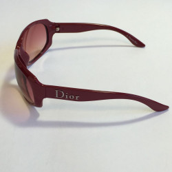 Lunettes de soleil DIOR en plexi bordeaux