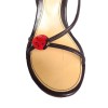 High Sandals CHANEL t.39.5 in leather and Ladybug