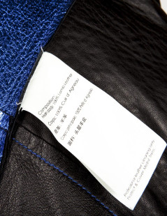 Dress PHILLIP LIM metallic blue leather T 8 US / ^ 40 en