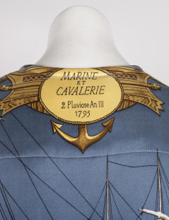 Vest HERMES t 38 en "Navy and cavalry"