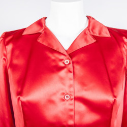 Robe PRADA t40it en soie rouge