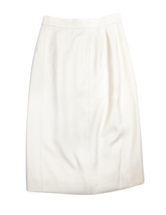 CHANEL t38 en in Ecru wool skirt