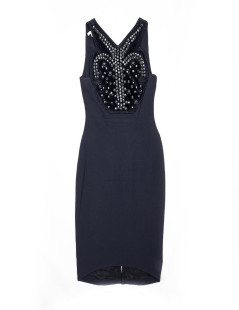 Robe de cocktail ANTONIO BERARDI T 42 IT/38 FR noire