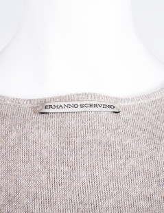 Dress ERMANNO SCERVINO T 44 IT / 40 en beige cashmere