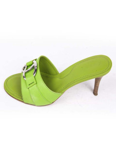 Sandales TOD'S T39 cuir vert pomme