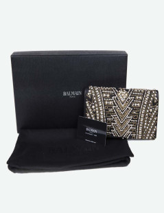 Pochette BALMAIN du soir noir