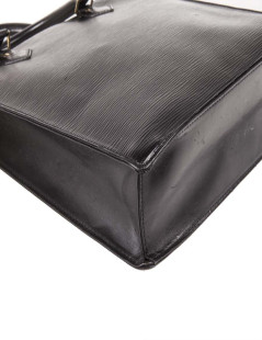 Sac cabas LOUIS VUITTON cuir épi noir