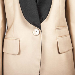 Veste STELLA MCCARTNEY laine beige T42IT