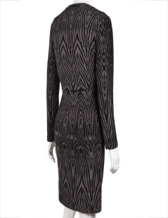 Ensemble robe et veste ALAIA T38 FR zébrée 