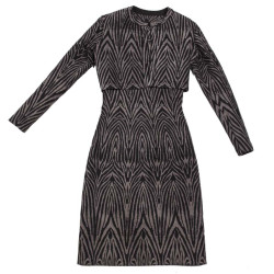 Ensemble robe et veste ALAIA T38 FR zébrée 