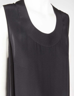 GIVENCHY black silk jumpsuit size 38FR