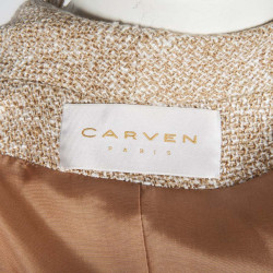 Veste CARVEN Tweed beige t38fr