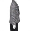 Veste CHANEL T 46 en tweed blanc gris et rose