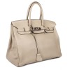 Sac Birkin 35 HERMES cuir togo tourterelle