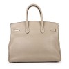 Sac Birkin 35 HERMES cuir togo tourterelle