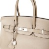 Sac Birkin 35 HERMES cuir togo tourterelle