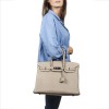 Sac Birkin 35 HERMES cuir togo tourterelle