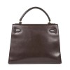 Kelly 32 HERMES cuir box marron