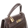 Kelly 32 HERMES cuir box marron