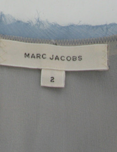 Robe en soie bleu azur T2 MARC JACOBS