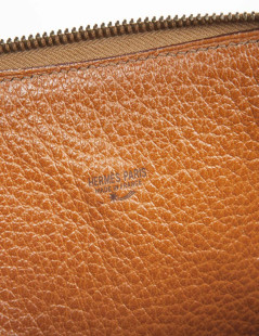 HERMES vintage 'Bolide' bag in cannelle grained leather