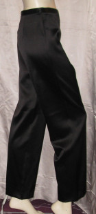 Pantalon en soie noire GIORGIO ARMANI