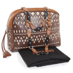 Sac MISSONI cuir marron 