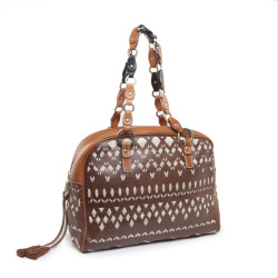 Sac MISSONI cuir marron 