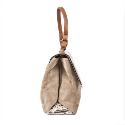 Sac LANVIN veau velours et lezard