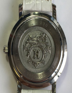 HERMES Clipper watch in steel 